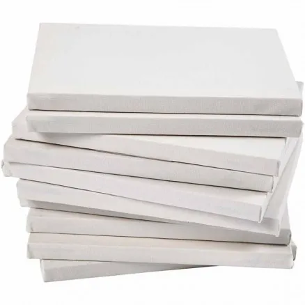 Malerlærred, hvid, dybde 1,6 cm, A3, str. 29,7x42 cm, 280 g, 40 stk./