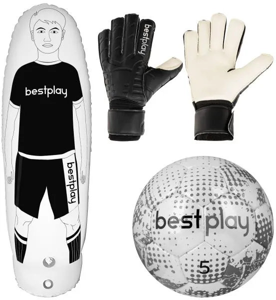 Bestplay Målmandshandske barn + Fodbold +Airdummy